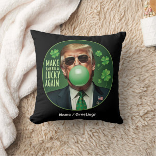 Maak Amerika Gelukkig Weer Grappige Trump Bubblegu Kussen