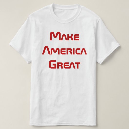 Maak Amerika geweldig T-shirt (Design voorkant)