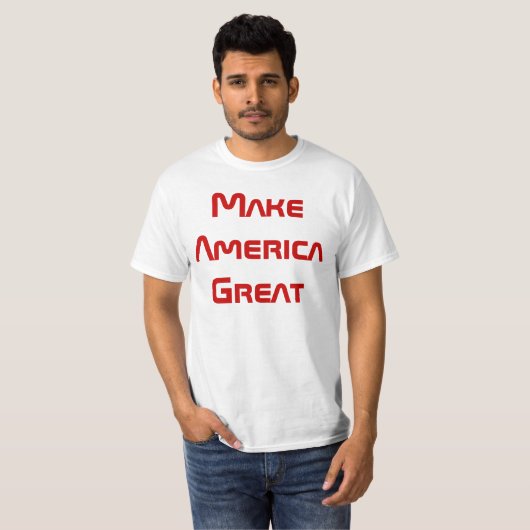 Maak Amerika geweldig T-shirt (Voorkant volledig)