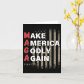 Maak Amerika Goddelijk Again Psalm 33  Kaart (Gele Bloem)