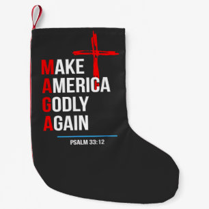 Maak Amerika Goddelijk Again Trump Inauguratie Mag Kleine Kerstsok