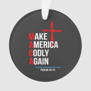 Maak Amerika Goddelijk Again Trump Inauguratie Mag Ornament