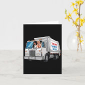 Maak Amerika Groot Afval Weer Trump 2024 Garba Kaart (Gele Bloem)