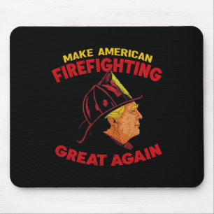Maak Amerika Groot Again Brandweer Trump Brandweer Muismat