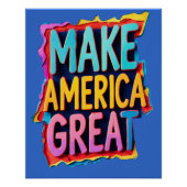 Maak Amerika groot graffiti Poster (Voorkant)