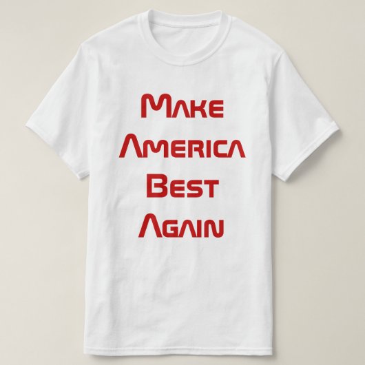 Maak Amerika Groot T-shirt (Design voorkant)