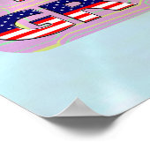 Maak Amerika Groovy Again Tie-Dye Waarde Poster (Hoek)
