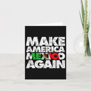 Maak Amerika Mexico Weer T-shirt1  Kaart