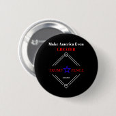 Maak Amerika nog groter Ronde Button 5,7 Cm (Voorkant /achterkant)