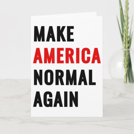 Maak Amerika Normaal Again Kaart (Voorkant)