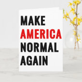 Maak Amerika Normaal Again Kaart (Gele Bloem)