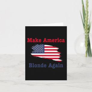 Maak Amerika opnieuw blond Trump 2025 Kaart