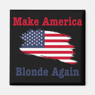 Maak Amerika opnieuw blond Trump 2025 Magneet