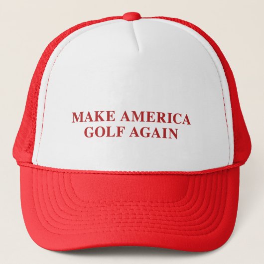 Maak Amerika opnieuw Golf Trucker Pet (Voorkant)