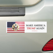 MAAK AMERIKA OPNIEUW TRUMP BUMPERSTICKER (Op auto)