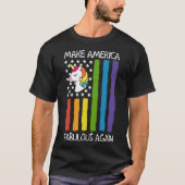 Maak Amerika opnieuw verbluffend T shirt LGBT - st (Voorkant)