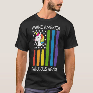 Maak Amerika opnieuw verbluffend T shirt LGBT - st
