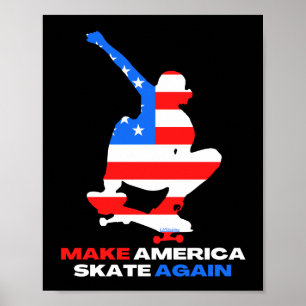 MAAK AMERIKA SCHAATS OPNIEUW, online grijpeditie Poster