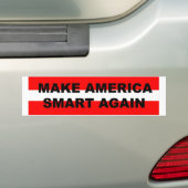 Maak Amerika Smart Opnieuw Bumpersticker (Op auto)