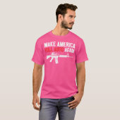 Maak Amerika Volledige Auto 2e Amendement Automati T-shirt (Voorkant volledig)
