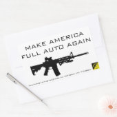 MAAK AMERIKA VOLLEDIGE AUTO OPNIEUW STICKER (Envelop)