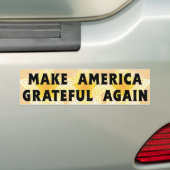 "Maak Amerika weer aantrekkelijk" Bumpersticker (Op auto)