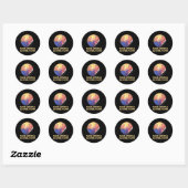 Maak Amerika weer blond _7 Ronde Sticker (Vel)