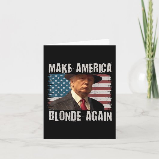 Maak Amerika weer blond Kaart (Voorkant)