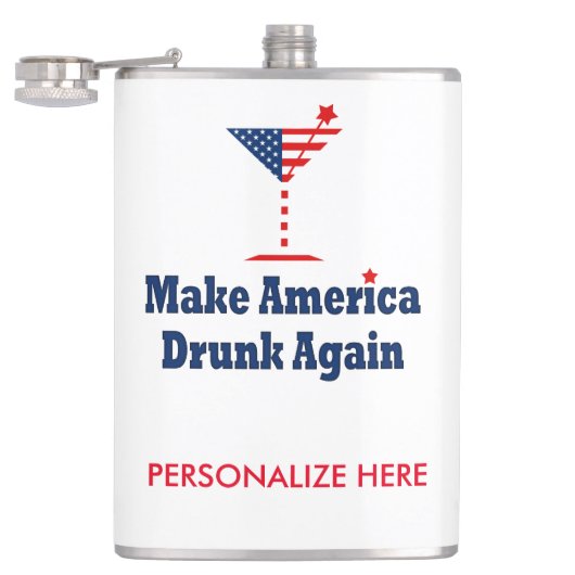 MAAK AMERIKA WEER DRONKEN HEUPFLES (Geopend)