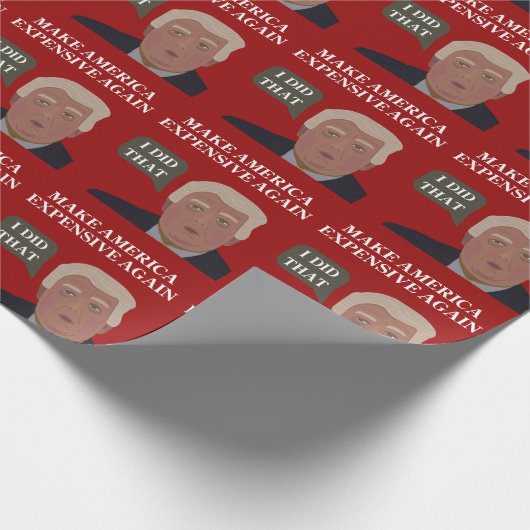 Maak Amerika weer duur - inpakpapier (Hoek)