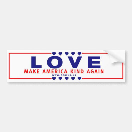 Maak Amerika weer een Bumpersticker (Voorkant)