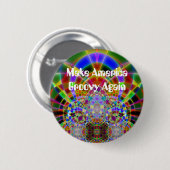 "Maak Amerika weer een groovy" Ronde Button 5,7 Cm (Voorkant /achterkant)