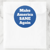 Maak Amerika weer een normaal politiek expressieve Ronde Sticker (Tas)