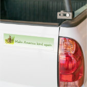 Maak Amerika weer een soort konijnenkonijn-Bumpers Bumpersticker (Op Truck)