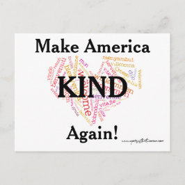 Maak Amerika weer een soort van. Anti-trump Briefkaart