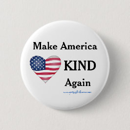 Maak Amerika weer een soort van. Anti-trump Ronde Button 5,7 Cm