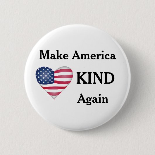 Maak Amerika weer een soort van. Anti-trump. Ronde Button 5,7 Cm (Voorkant)