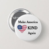 Maak Amerika weer een soort van. Anti-trump. Ronde Button 5,7 Cm (Voorkant /achterkant)