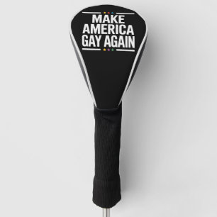 Maak Amerika weer gay, grappige gay Pride-maand Golfheadcover