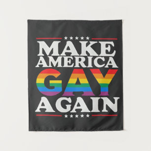 Maak Amerika weer gay LGBT Pride Month Wandkleed