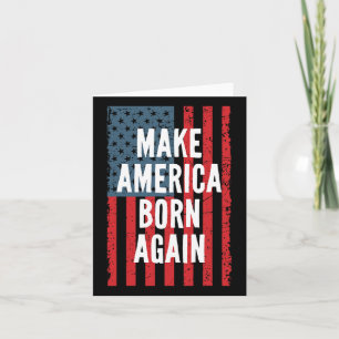 Maak Amerika weer Geboren Vierde Juli Onafhankelij Kaart