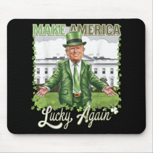 Maak Amerika weer gelukkig Grappig Trump 2025 St P Muismat
