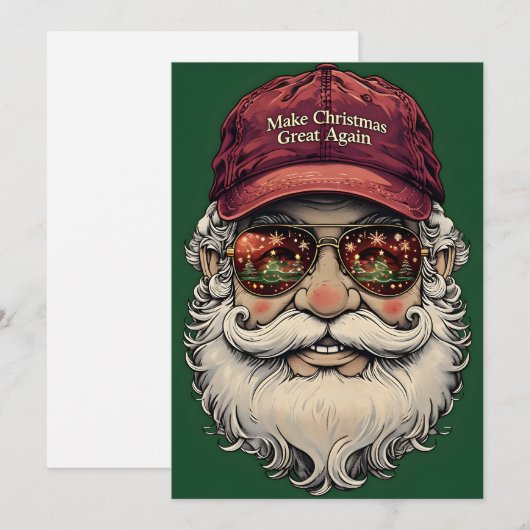 Maak Amerika weer geweldig - Unieke kerst Kaart (Voorkant / Achterkant)