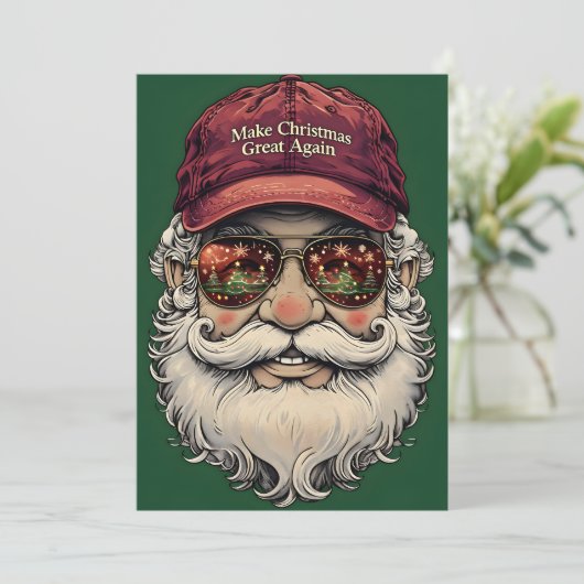 Maak Amerika weer geweldig - Unieke kerst Kaart (Staand voorkant)