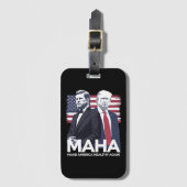 Maak Amerika weer gezond Bagagelabel (Voorkant (verticaal))