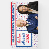 Maak Amerika weer gezond Biden en Harris 2020 Spandoek (Verticaal)
