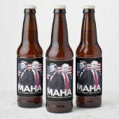 Maak Amerika weer gezond Bier Etiket (Flessen)