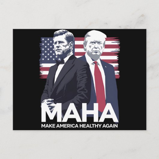 Maak Amerika weer gezond Briefkaart (Voorkant)