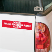 Maak Amerika weer gezond Bumpersticker (Op Truck)
