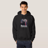 Maak Amerika weer gezond Hoodie (Voorkant volledig)